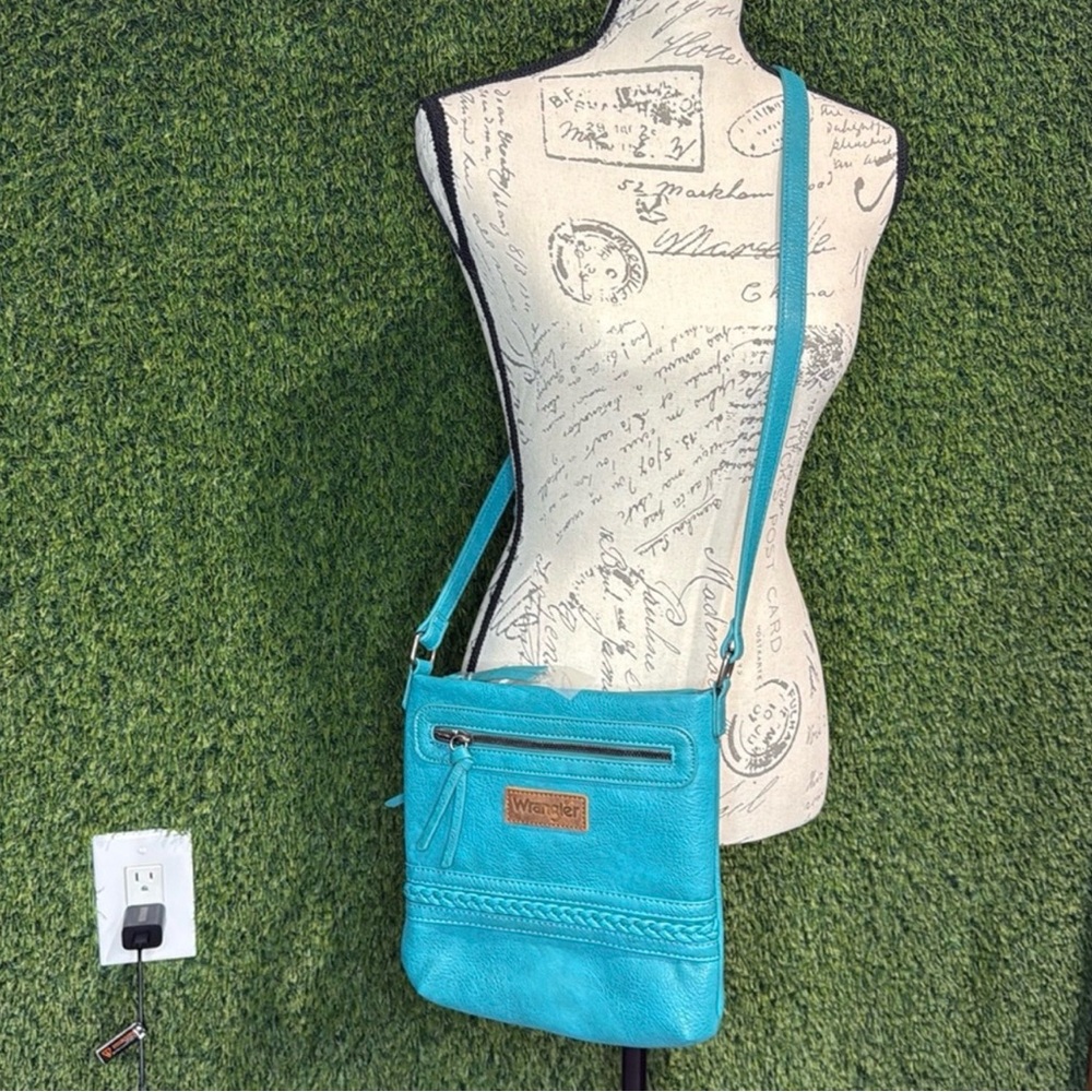 Wrangler Aqua Crossbody Bag